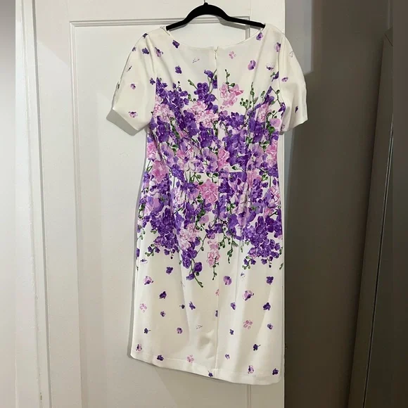 Adrianna Papell floral midi dress - Picture 3 of 4